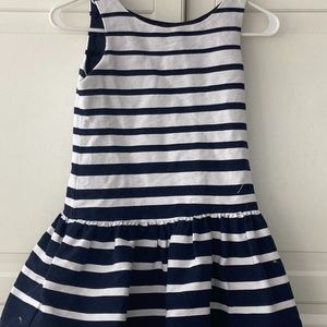 GapKids blue and white striped dress, kids size 10